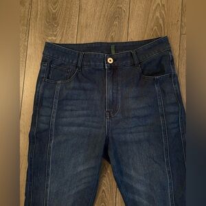 HALARA Dark Blue Denim Pants